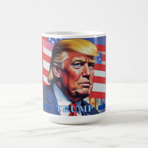 Donald Trump Pop Art Kaffeetasse