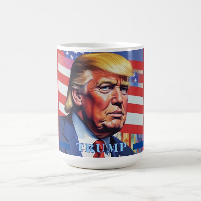 Donald Trump Pop Art Kaffeetasse (Mittel)