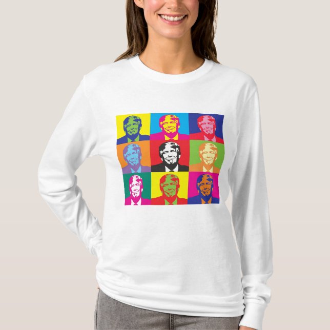 DONALD TRUMP POP ART T - Shirt (Vorderseite)