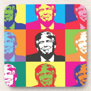 Donald Trump Pop Art Untersetzer