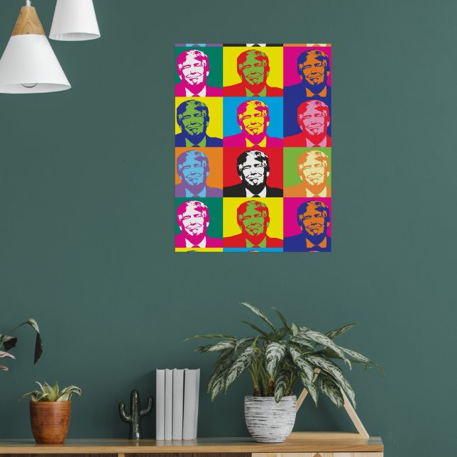 Donald Trump Pop Art Value Poster Paper (Wohnzimmer 1)