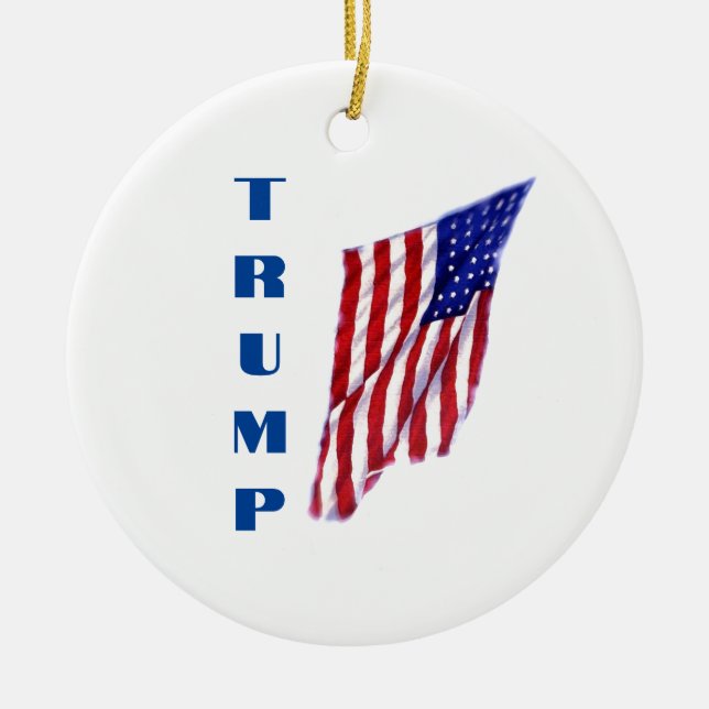 Donald Trump Pop Keramik Ornament (Vorne)