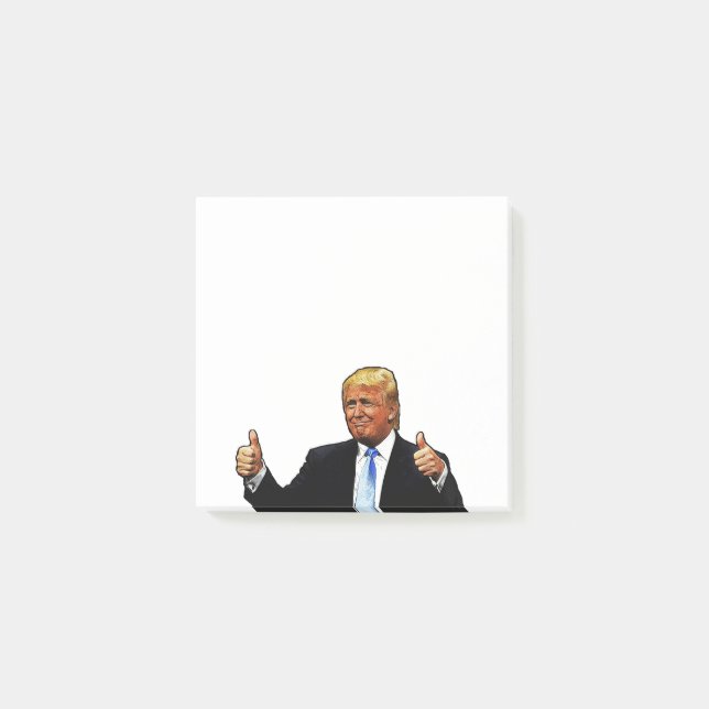 DONALD TRUMP POST-IT-NOTIZEN POST-IT KLEBEZETTEL (Vorderseite)
