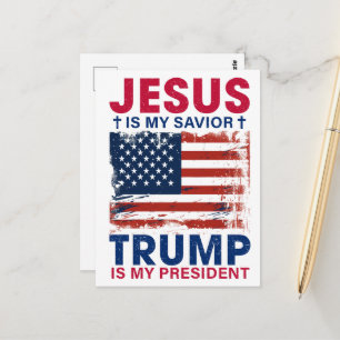 Donald Trump Postkarte