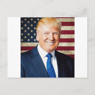 Donald Trump Postkarte