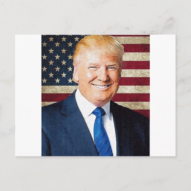 Donald Trump Postkarte (Vorderseite)