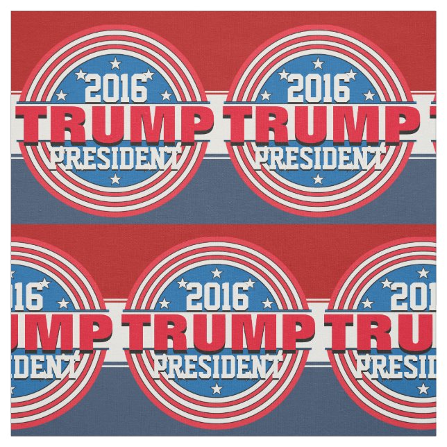 Donald Trump Präsident 2016 Stoff (Muster)