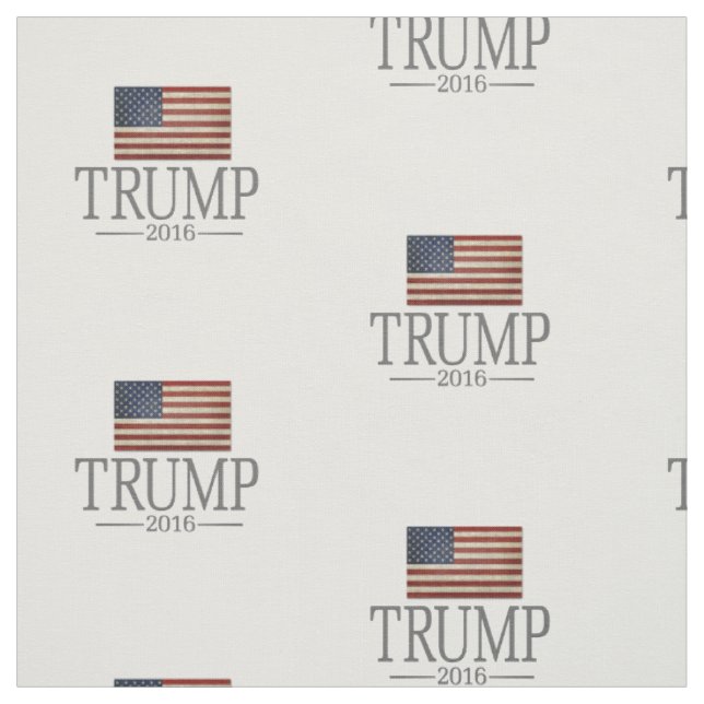 Donald Trump - Präsident 2016 Stoff (Muster)