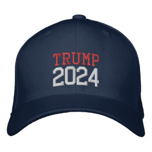 Donald Trump Präsident 2024 Bestickte Baseballkappe