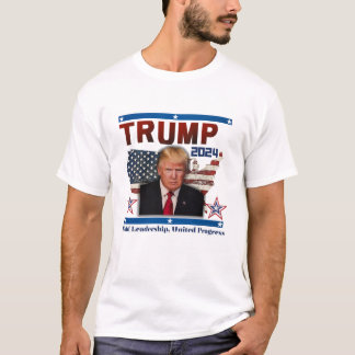 Donald Trump Präsident 2024 Kühne Führung T-Shirt