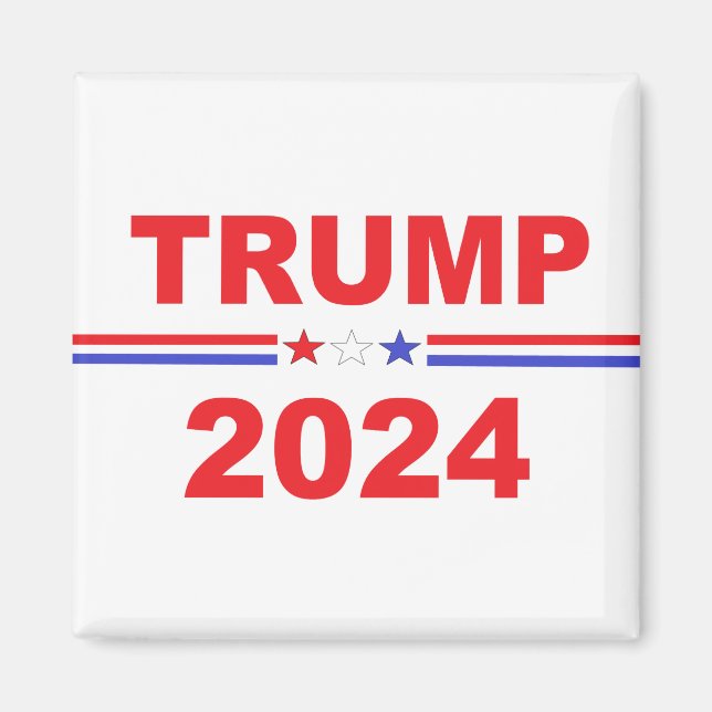 Donald Trump Präsident 2024 Magnet (Vorne)