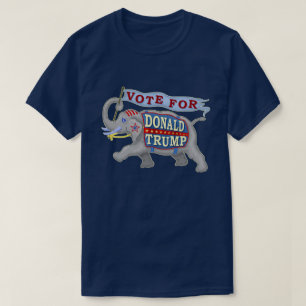 Donald Trump Präsident 2024 Republikanischer Elefa T-Shirt