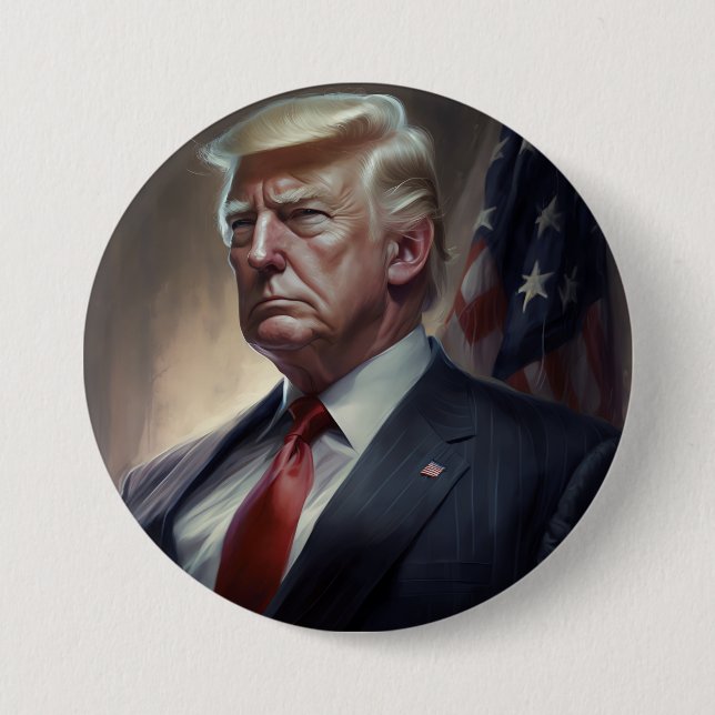 Donald Trump Präsident Button (Vorderseite)