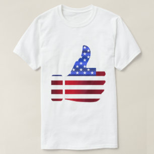 Donald Trump Präsident Daumen Hoch Illustration T-Shirt