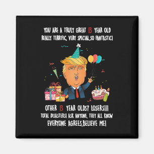 Donald Trump Präsident Lustig 13. Geburtstag Trump Magnet