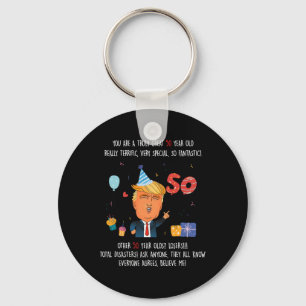 Donald Trump Präsident Lustiger 50. Geburtstag Tru Schlüsselanhänger