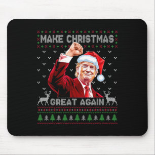 Donald Trump Präsident Weihnachten wieder großarti Mousepad