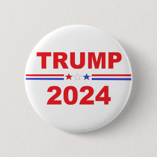 Donald Trump President 2024 Button