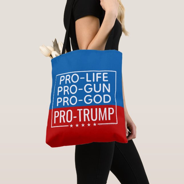 Donald Trump Pro-Life Pro-Gun Pro-Gott Pro-Trump (Von Nahem)