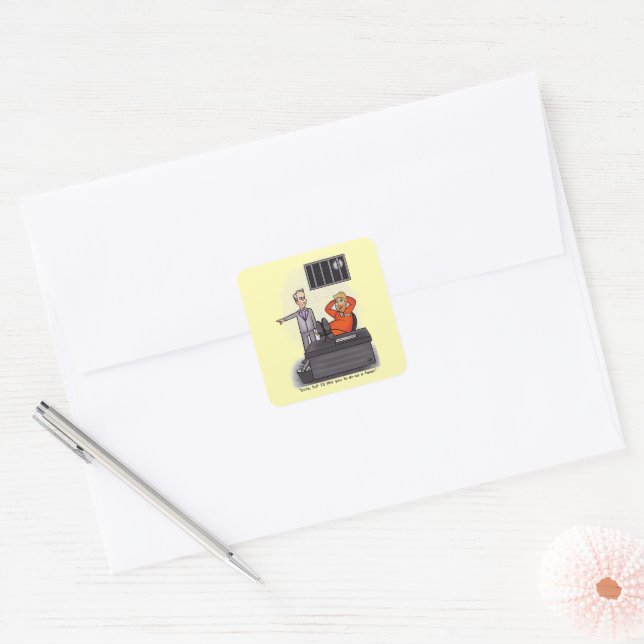 Donald Trump Products Square Sticker (Umschlag)