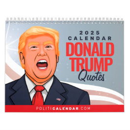 DONALD TRUMP-QUOTEN 2025 KALENDER