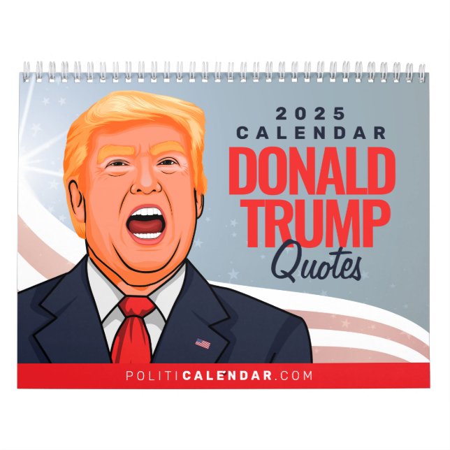 DONALD TRUMP-QUOTEN 2025 KALENDER (Titelbild)