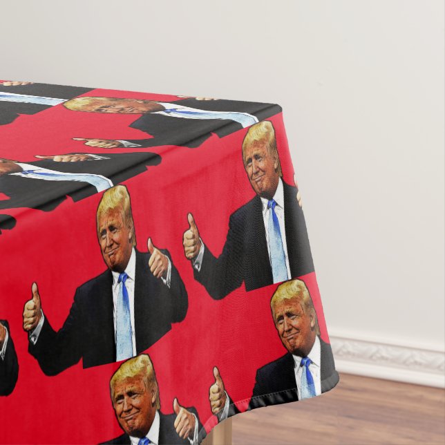 DONALD TRUMP red TABLECLOTH Tischdecke (Beispiel)