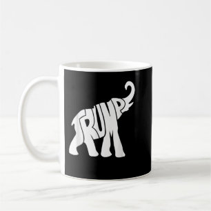 Donald Trump Republikaner Elephan für Unterstützer Kaffeetasse