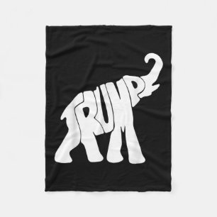 Donald Trump Republikaner Elephant Trump Unterstüt Fleecedecke