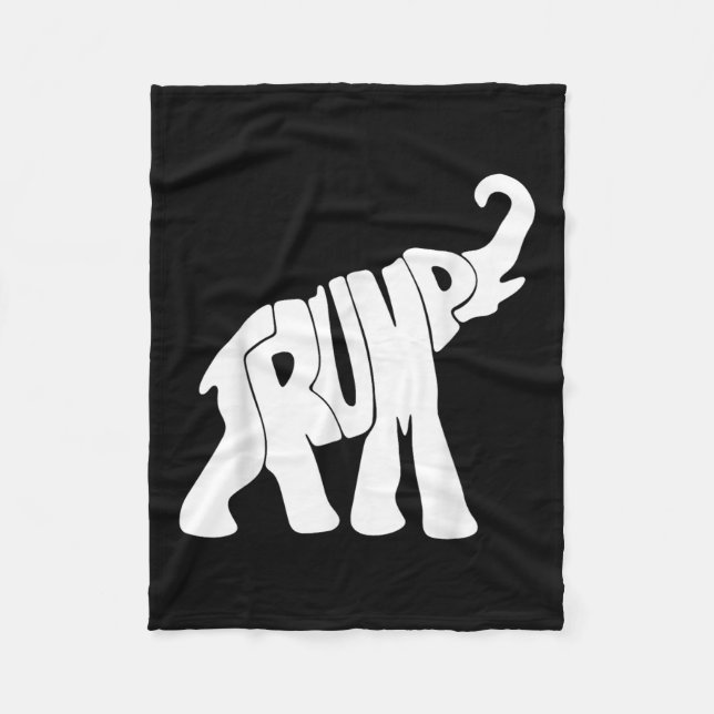 Donald Trump Republikaner Elephant Trump Unterstüt Fleecedecke (Vorderseite)