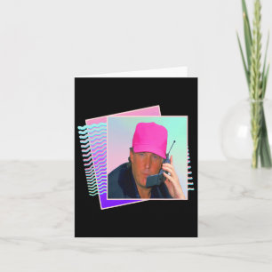 Donald Trump Retro 80er 90s Graphic Karte