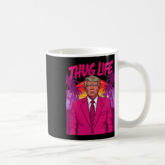 Donald Trump Retro Vintage Stimmung Rosa Lustige K Kaffeetasse