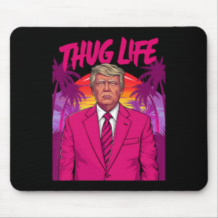 Donald Trump Retro Vintage Stimmung Rosa Lustige K Mousepad