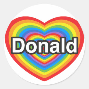 Donald Trump Runder Aufkleber
