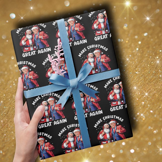 Donald Trump Santa Claus | Trump Santa Gift Geschenkpapier (Von Creator hochgeladen)