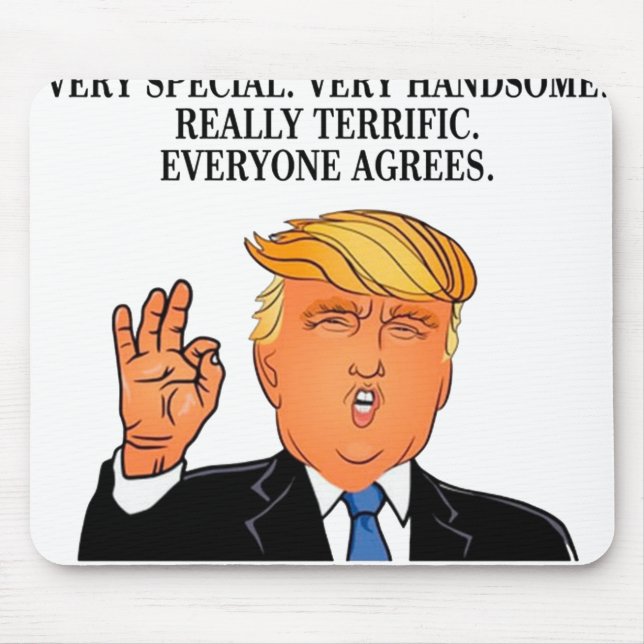 Donald Trump - schrecklicher Mousepad (Vorne)