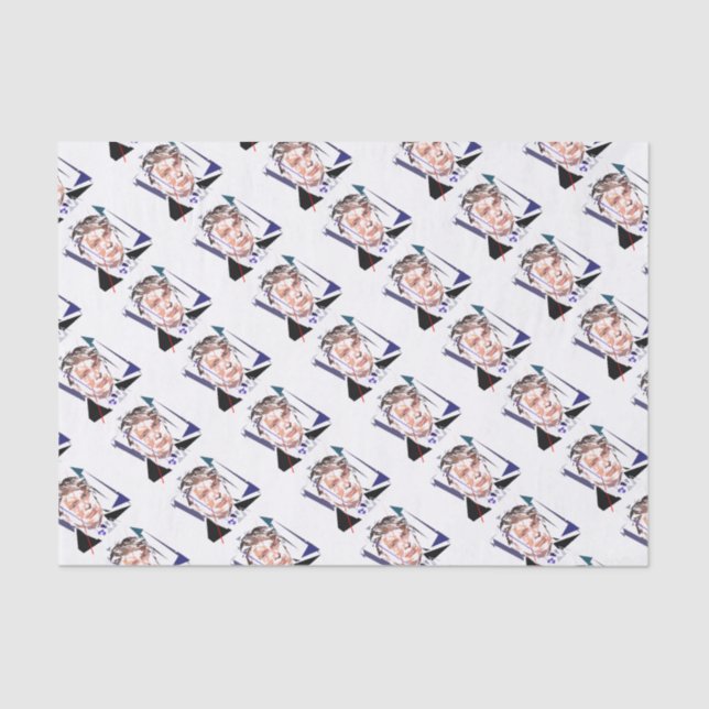 Donald Trump Seidenpapier (Vorderseite)