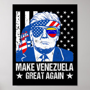 Donald Trump Shirt Lustig Trump Macht Venezuela Gr Poster