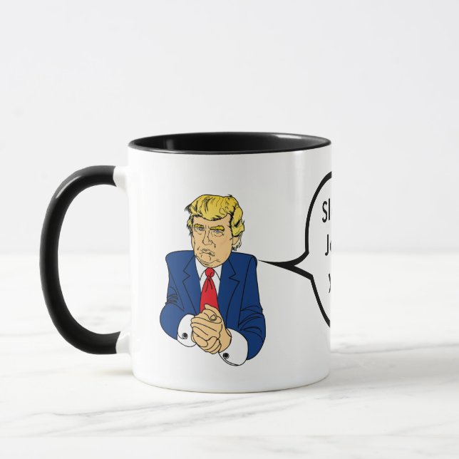Donald Trump - Sleepy Joe, Sie sind gefangen Tasse (Links)