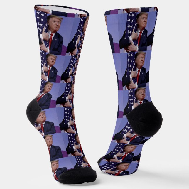 Donald Trump Socken (Gewinkelt)