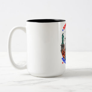 DONALD TRUMP-SORRY FOLKS, AMERIKA IST GESCHLOSSEN ZWEIFARBIGE TASSE