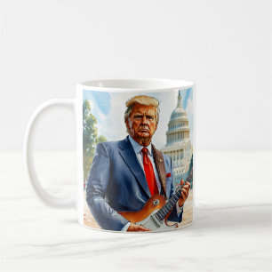 Donald Trump spielt Gitarre-US-Hauptstadt Kaffeetasse