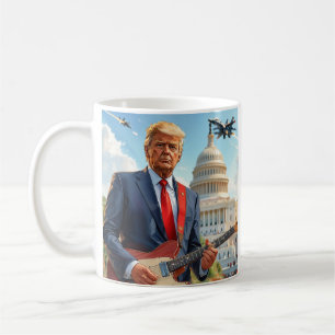 Donald Trump spielt Gitarre-US-Hauptstadt Kaffeetasse