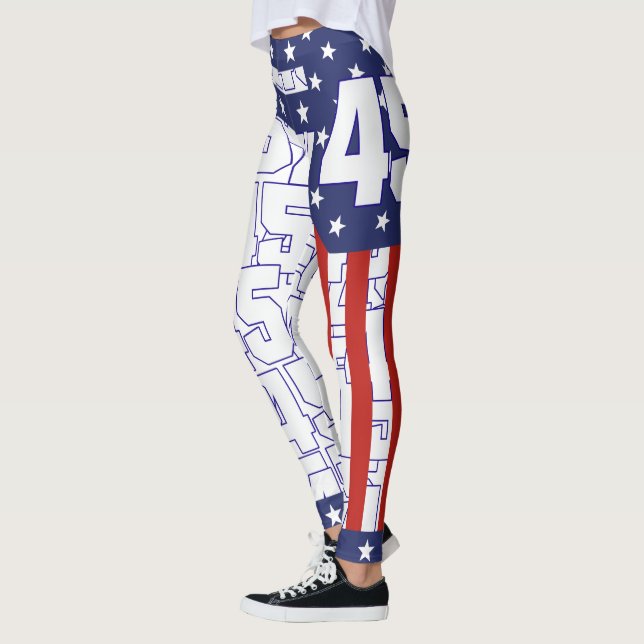 Donald Trump - STREIFEN 45 Leggings (Links)