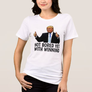 DONALD TRUMP-T - Shirt, DIE NICHT MIT DEM GEWINNEN Tri-Blend Shirt
