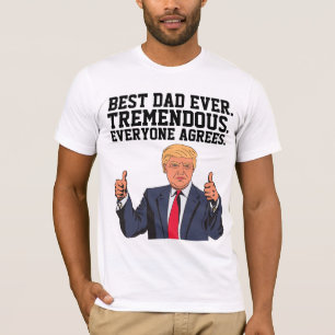 DONALD TRUMP T - SHIRT FÜR VATER VATER'S DAY