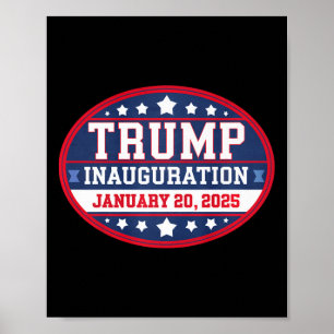 Donald Trump Tag der Amtseinführung 2025 Poster
