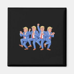 Donald Trump tanzt am 4. Juli Trump 2025 Magnet