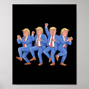 Donald Trump tanzt am 4. Juli Trump 2025 Poster