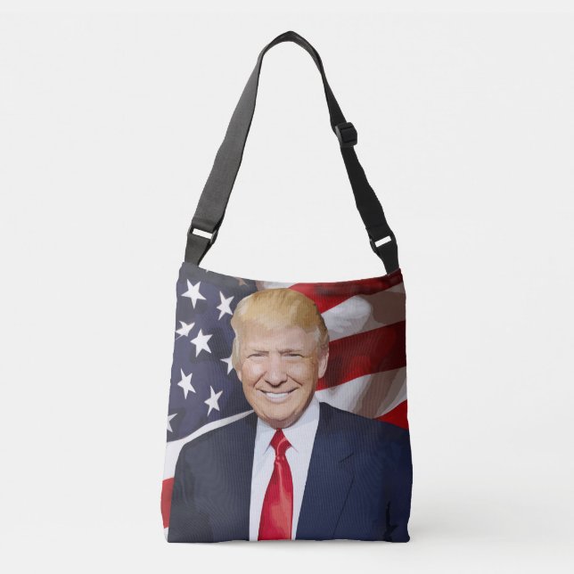 DONALD TRUMP TASCHE PURSE CROSSBAG (Vorderseite)